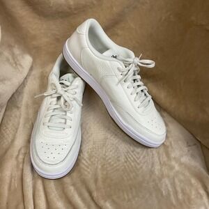 Nike Court Vintage Premium Sneakers White Leather Upper Gum Sole (W) 9.5